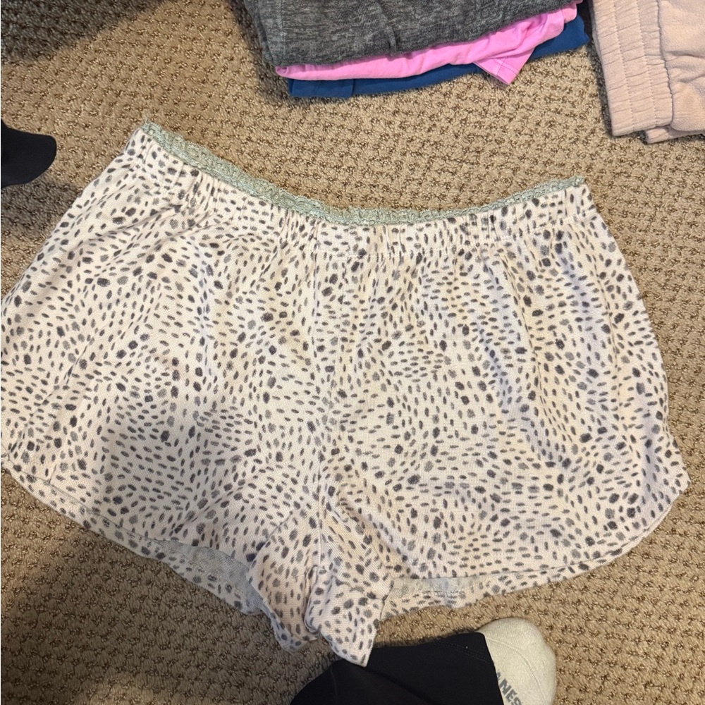 Leopard Print pajama Shorts
